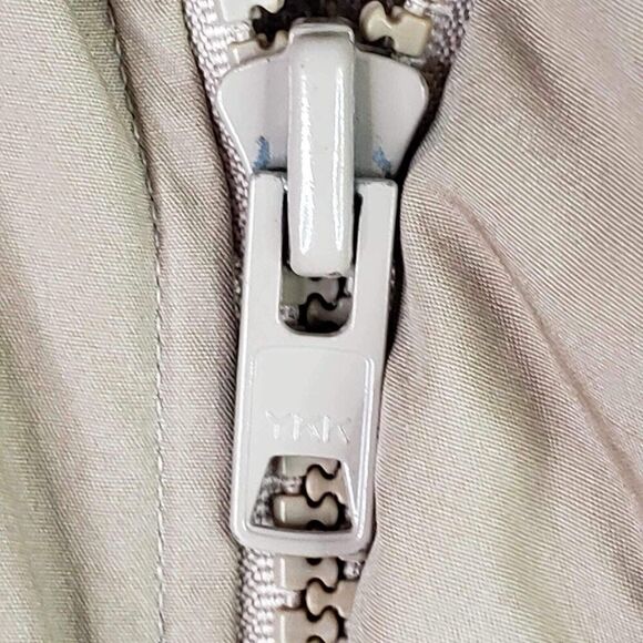 Woolrich Vintage Coat Trench Wool Lined Khaki Men’s Size Large L - Picture 7 of 11